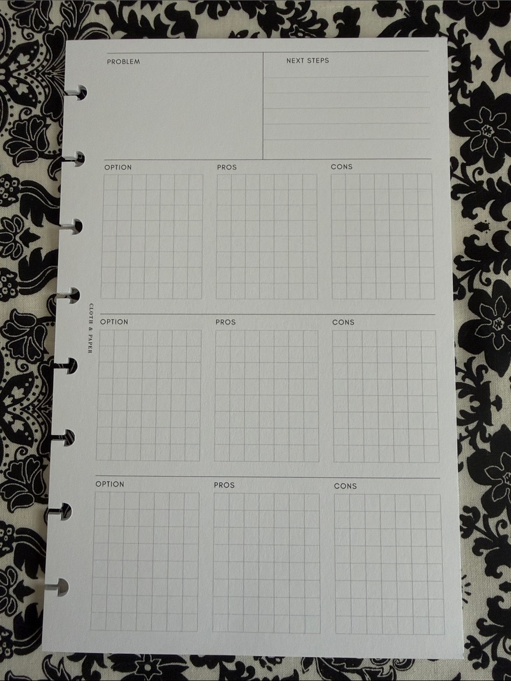 Cloth & Paper Decision Making Inserts - Picture 2 of 2